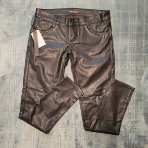 James Jeans Faux Leather Skinny Pant